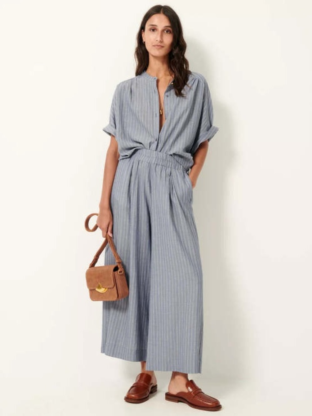 Sessun Isla Minima Pant in Chambray Blue size 36